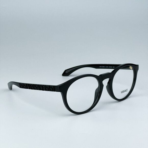 NEW Versace VE3355U GB1 Black Oval Unisex Eyeglasses VE 3355U - Picture 4 of 10